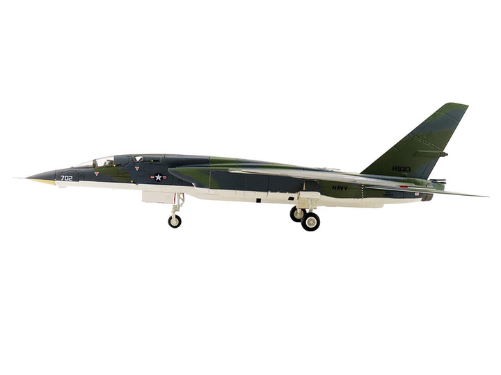 North American RA-5C Vigilante Aircraft "149313 RVAH-6 Fleurs Experimental Scheme USS Constellation" (1966) United States Navy "Air Power Series" 1/72 Diecast Model by Hobby Master image 2