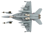 Boeing F/A-18E Super Hornet Fighter Aircraft "166817 VFA-136 Knighthawks USS Trumman" (2024) United States Navy "Air Power Series" 1/72 Diecast Model by Hobby Master image 3