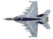 Boeing F/A-18E Super Hornet Fighter Aircraft "166817 VFA-136 Knighthawks USS Trumman" (2024) United States Navy "Air Power Series" 1/72 Diecast Model by Hobby Master image 4
