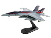 Boeing F/A-18E Super Hornet Fighter Aircraft "166817 VFA-136 Knighthawks USS Trumman" (2024) United States Navy "Air Power Series" 1/72 Diecast Model by Hobby Master image 5