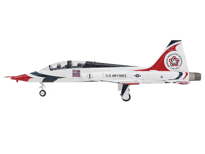 Northrop T-38 NASA Aircraft "#1 Thunderbirds Bicentennial Scheme" (1976) United States Air Force "Air Power Series" 1/72 Diecast Model by Hobby Master image 2