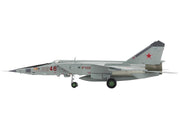Mikoyan-Gurevich MiG-25RBT Aircraft "Red 46 47th Guards Reconnaissance Aviation Regiment 2nd Squadron" (2001) Russian Air Force "Air Power Series" 1/72 Diecast Model by Hobby Master image 2