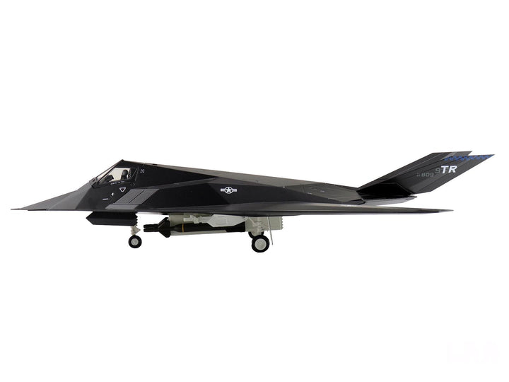 Lockheed F-117A Nighthawk Stealth Aircraft "84-0809" (2022) United States Air Force "Air Power Series" 1/72 Diecast Model by Hobby Master image 2