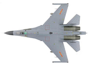 Shenyang J-11A Fighter Aircraft "40547 Golden Helmet" (2014) People's Liberation Army Air Force with 1/8 Scale Golden Helmet "Air Power Series" 1/72 Diecast Model by Hobby Master image 3