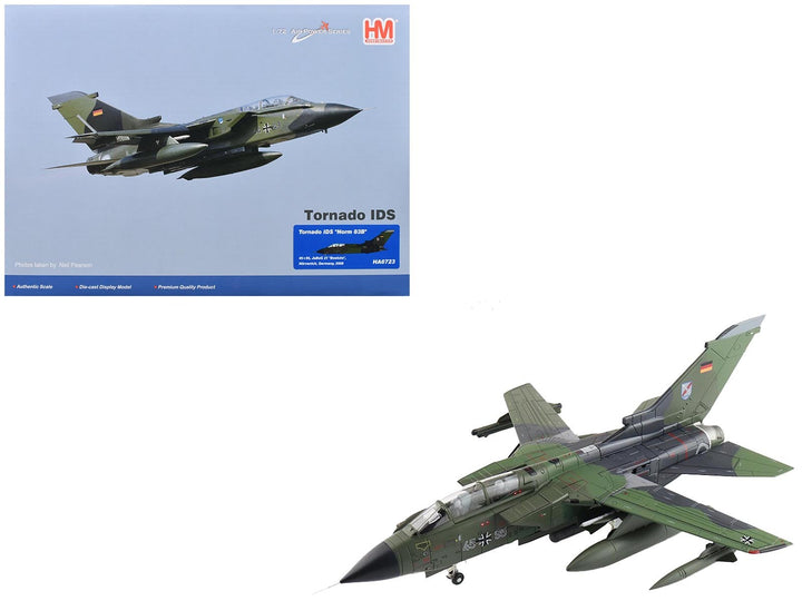 Panavia Tornado IDS Fighter-Bomber Aircraft "Norm 83B 45+95 JaBoG 31 'Boelcke' Norvenich Germany" (2008) German Luftwaffe "Air Power Series" 1/72 Diecast Model by Hobby Master image 2