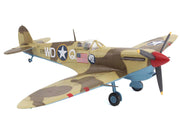 Supermarine Spitfire Mk.Vb Trop Fighter Aircraft "ER570 4th Fighter Squadron 52nd Fighter Group" (1943) Mediterranean Allied Coastal Air Force "Air Power Series" 1/48 Diecast Model by Hobby Master image 4