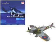 Supermarine Spitfire Mk Vb Fighter Aircraft "EN921 Flying Officer Jack Sheppard No. 401 Squadron" (1943) Royal Canadian Air Force "Air Power Series" 1/48 Diecast Model by Hobby Master image 4