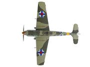 Messerschmitt Bf 109E-3 Fighter Aircraft "White 2 Jan Reznak 13.(slow)/JG 52 Kraznodar USSR" (1943) German Luftwaffe "Air Power Series" 1/48 Diecast Model by Hobby Master image 4