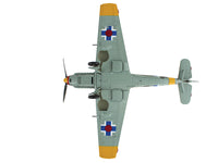 Messerschmitt Bf 109E-3 Fighter Aircraft "White 2 Jan Reznak 13.(slow)/JG 52 Kraznodar USSR" (1943) German Luftwaffe "Air Power Series" 1/48 Diecast Model by Hobby Master image 5