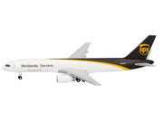 Boeing 757-200F Commercial Aircraft "UPS Worldwide Service" (N475UP) White with Brown Tail 1/500 Diecast Model Airplane by Herpa image 2