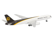 Boeing 757-200F Commercial Aircraft "UPS Worldwide Service" (N475UP) White with Brown Tail 1/500 Diecast Model Airplane by Herpa image 4