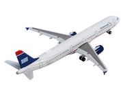 Airbus A321 Commercial Aircraft "American Airlines" (N578UW) Gray with Blue Tail 1/500 Diecast Model by Herpa image 3