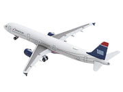 Airbus A321 Commercial Aircraft "American Airlines" (N578UW) Gray with Blue Tail 1/500 Diecast Model by Herpa image 4