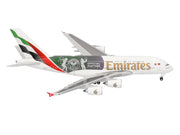 Airbus A380-800 Commercial Aircraft "Emirates Airlines - Wimbledon Official Partner" (A6-EOE) White with Graphics 1/500 Diecast Model Airplane by Herpa image 3