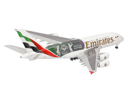 Airbus A380-800 Commercial Aircraft "Emirates Airlines - Wimbledon Official Partner" (A6-EOE) White with Graphics 1/500 Diecast Model Airplane by Herpa image 4