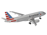 Airbus A320 Commercial Aircraft "American Airlines" (N680AW) Silver with Blue and Red Tail 1/500 Diecast Model Airplane by Herpa image 5