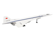 Tupolev Tu-144D Commercial Aircraft "Aeroflt - Technik Museum Sinsheim" (CCCP-77112) White with Blue Stripes 1/400 Diecast Model Airplane by Herpa image 4