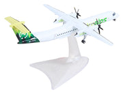 Bombardier Q400 Commercial Aircraft "Sky Alps" (9H-PAUL) White with Green Tail Graphics 1/200 Diecast Model by Herpa image 4