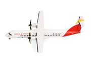 ATR 72-600 Commercial Aircraft "Iberia Regional" (9H-NCD) White with Red Tail 1/200 Diecast Model Airplane by Herpa image 2
