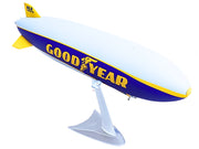 Zeppelin NT Aircraft "Goodyear Blimp - Wingfoot One" (N1A) Gray and Blue with Yellow Stripes 1/200 Diecast Model by Herpa image 4