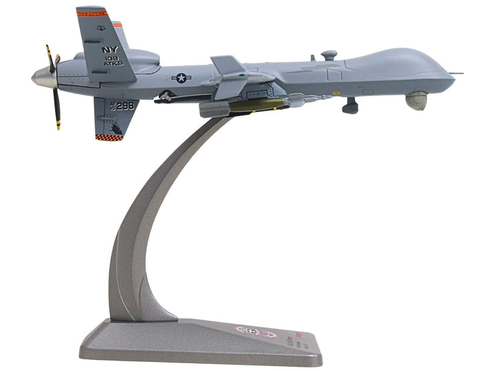 General Atomics MQ-9A Reaper Block 5 UAV "New York Air National Guard 108th Attack Squadron Hancock Field Air National Guard Base" United States Air Force "Military" Series 1/72 Diecast Model by Herpa image 2