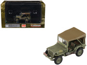 U.S. 1/4 ton Military Vehicle Olive Drab "Gen. Douglas MacArthur Leyte WWII" (1945) United States Army "Ground Power Series" 1/72 Diecast Model by Hobby Master image 4