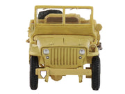 U.S. 1/4 ton Military Vehicle Desert Sand "British 8th Army Gen. Bernard Montgomery Sicily" (1943) Royal Army "Ground Power Series" 1/72 Diecast Model by Hobby Master image 4