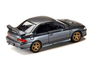 Subaru Impreza WRX Type R Sti Version V RHD (Right Hand Drive) Cool Gray Metallic "JDM64" Series 1/64 Diecast Model Car by Hobby Japan image 3