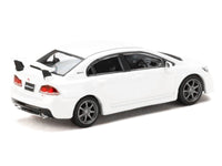 Honda Mugen Civic Type R (FD2) RHD (Right Hand Drive) Championship White "JDM64" Series 1/64 Diecast Model Car by Hobby Japan image 3