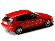 Honda Civic (EG6) RHD (Right Hand Drive) "Myogi Night Kids" Red "Initial D" (1995-2013) Manga "Diorama Set Series" 1/64 Diecast Model car by Hobby Japan image 3