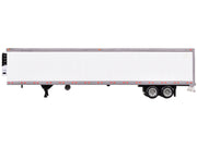 Box Trailer with Reefer White 1/87 (HO) Scale Plastic Model by HO Logistics image 3