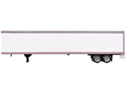 Box Dry Goods Trailer White 1/87 (HO) Scale Plastic Model by HO Logistics image 2