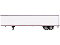 Box Dry Goods Trailer White 1/87 (HO) Scale Plastic Model by HO Logistics image 2