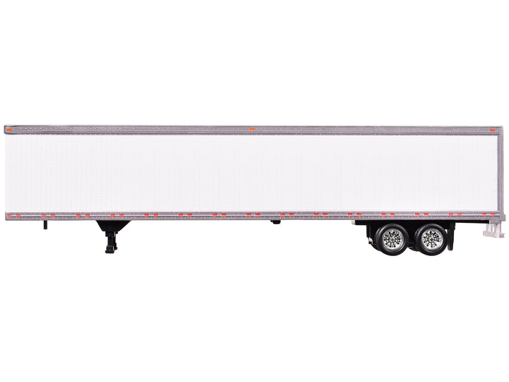 Box Dry Goods Trailer White 1/87 (HO) Scale Plastic Model by HO Logistics image 2
