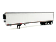 53' Spread Axle Refrigerated Trailer White 1/87 (HO) Plastic Model Car by HO Logistics image 2