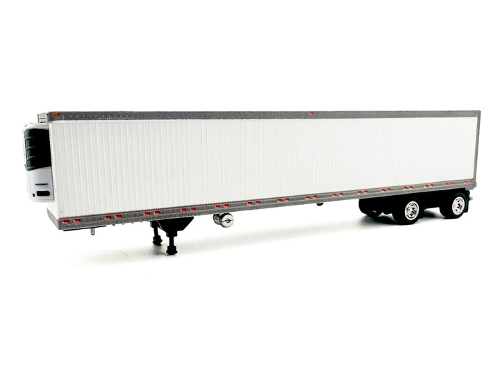 53' Spread Axle Refrigerated Trailer White 1/87 (HO) Plastic Model Car by HO Logistics image 2