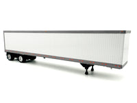 53' Spread Axle Dry Van Trailer White 1/87 (HO) Plastic Model Car by HO Logistics image 2