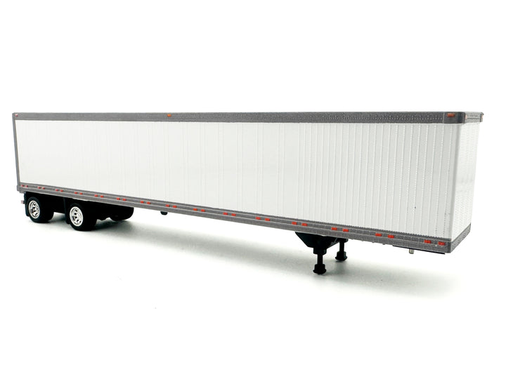 53' Spread Axle Dry Van Trailer White 1/87 (HO) Plastic Model Car by HO Logistics image 2