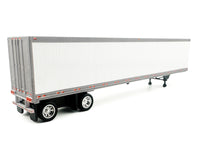 53' Spread Axle Dry Van Trailer White 1/87 (HO) Plastic Model Car by HO Logistics image 3