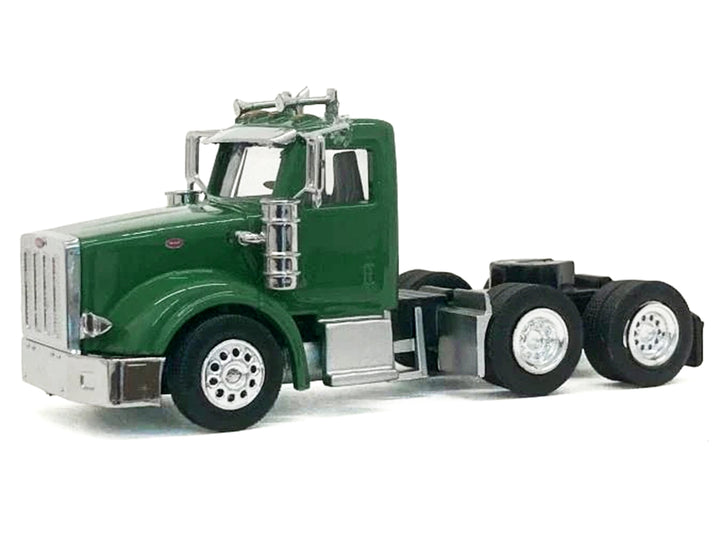 Peterbilt 367 Day Cab Green 1/87 (HO) Scale Plastic Model Car by HO Logistics image 2