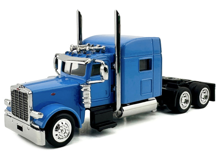 Peterbilt 389 Truck Tractor with Sleeper Cab Baby Blue 1/87 (HO) Scale Plastic Model Car by HO Logistics image 2