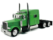 Peterbilt 389 Truck Tractor with Sleeper Cab Lime Green 1/87 (HO) Scale Plastic Model Car by HO Logistics image 2