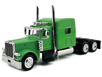 Peterbilt 389 Truck Tractor with Sleeper Cab Lime Green 1/87 (HO) Scale Plastic Model Car by HO Logistics image 2