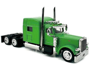 Peterbilt 389 Truck Tractor with Sleeper Cab Lime Green 1/87 (HO) Scale Plastic Model Car by HO Logistics image 3