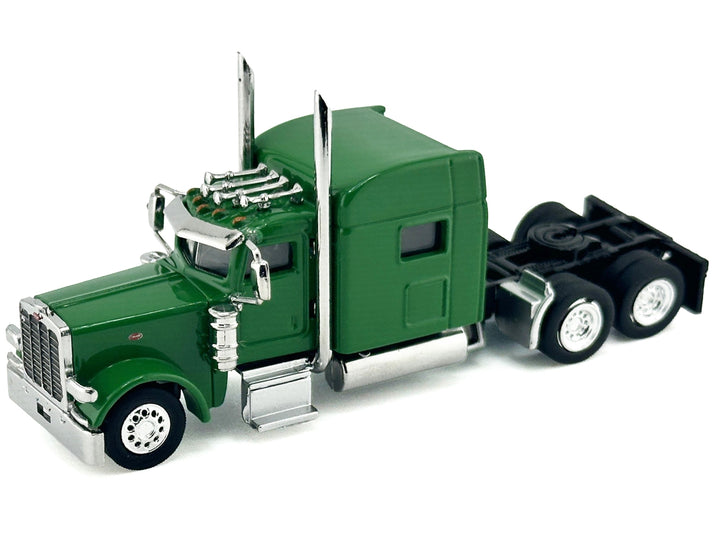 Peterbilt 389 Truck Tractor with Sleeper Cab Green 1/87 (HO) Scale Plastic Model Car by HO Logistics image 2