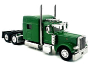 Peterbilt 389 Truck Tractor with Sleeper Cab Green 1/87 (HO) Scale Plastic Model Car by HO Logistics image 3