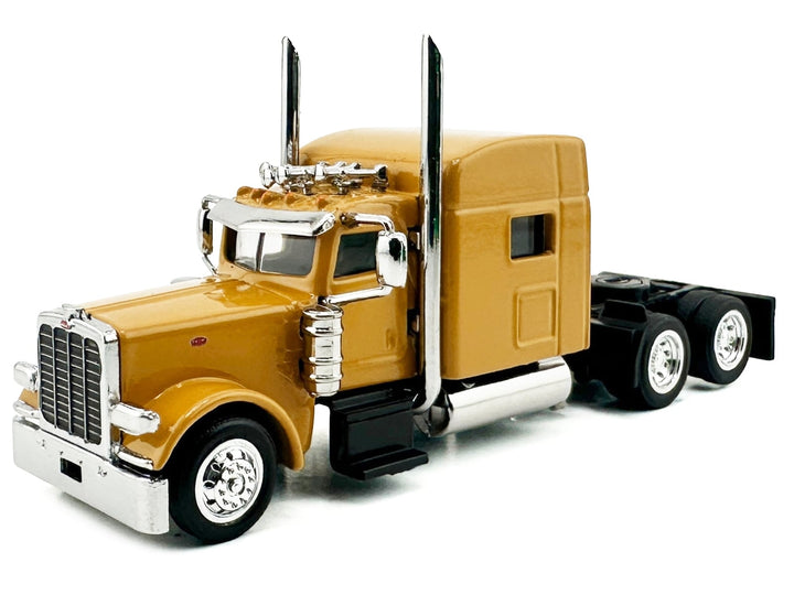Peterbilt 389 Truck Tractor with Sleeper Cab Yellow 1/87 (HO) Scale Plastic Model Car by HO Logistics image 2