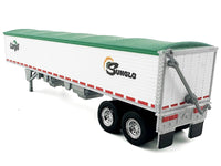 Covered Grain Trailer White with Green Tarp "SunGlo - Cargill" 1/87 (HO) Plastic Model Car by HO Logistics image 3