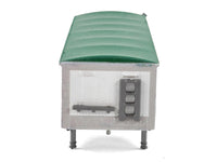 Covered Grain Trailer White with Green Tarp "SunGlo - Cargill" 1/87 (HO) Plastic Model Car by HO Logistics image 4