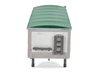 Covered Grain Trailer White with Green Tarp "Nutrena Feeds" 1/87 (HO) Plastic Model Car by HO Logistics image 4